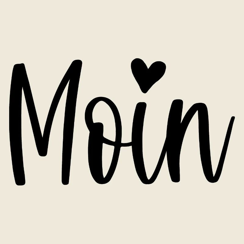 Moin with a heart North German Nordic