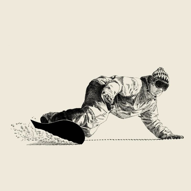 Freerider Snowboarder