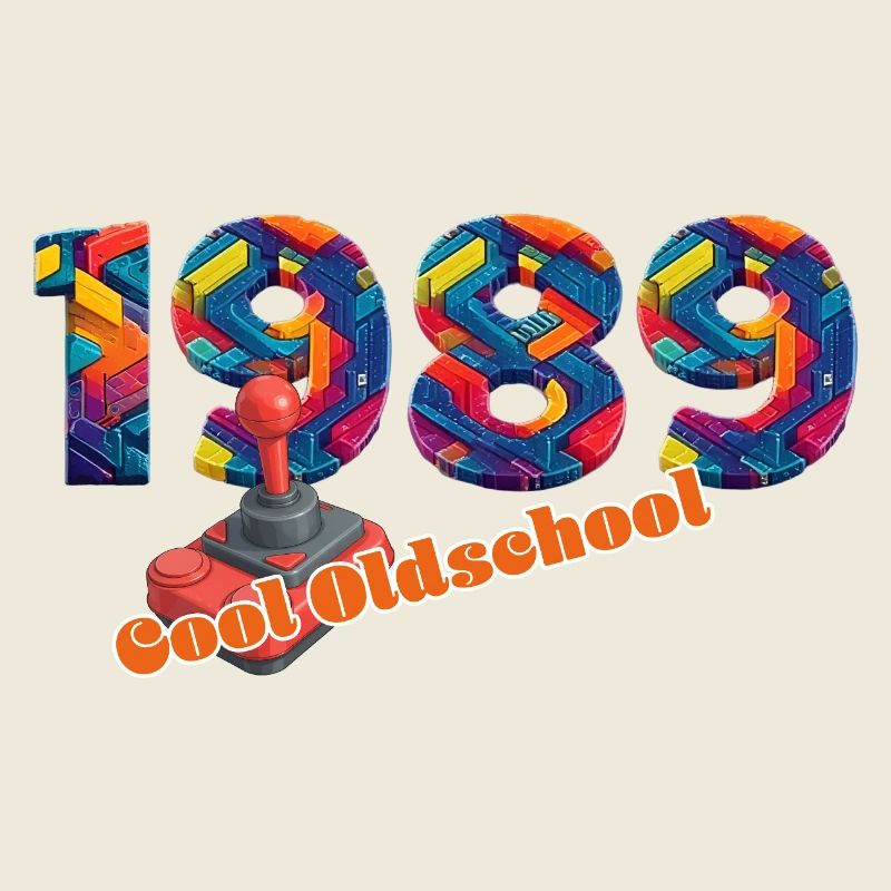 1989 – Retro Digital Gaming Stil