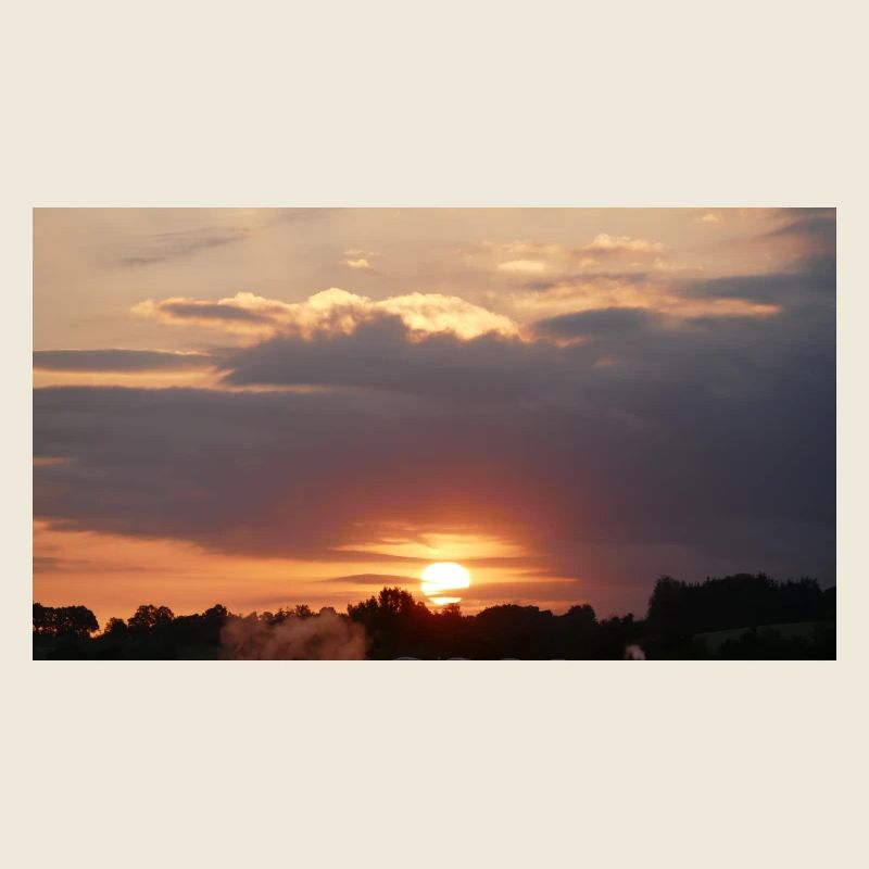 Un magnifique coucher de soleil