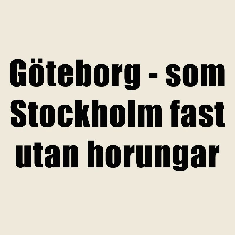 Göteborg - comme Stockholm mais sans