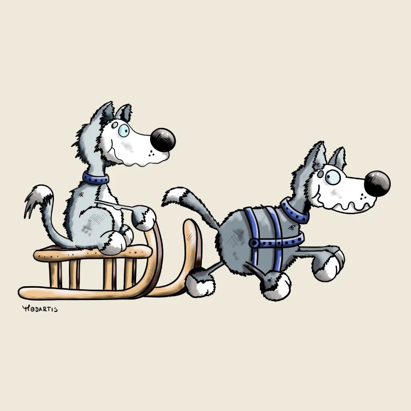 Funny Husky Team