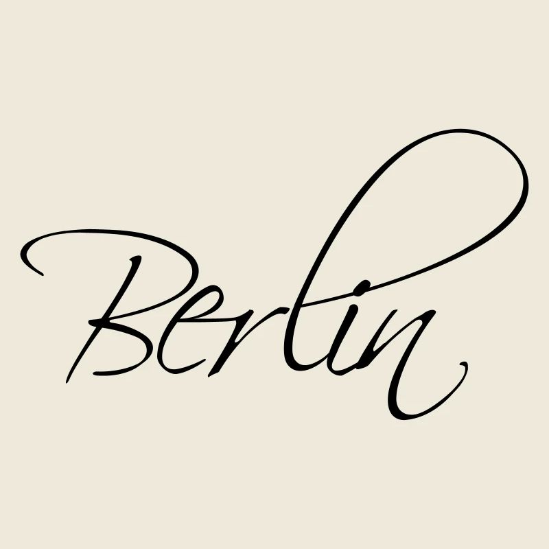 Lettrage de calligraphie de Berlin
