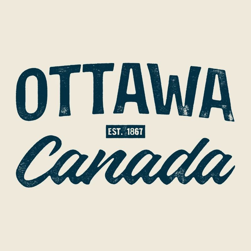 Ottawa Canada Est1867 Vintage