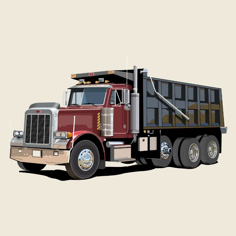 Muldenkipper, LKW