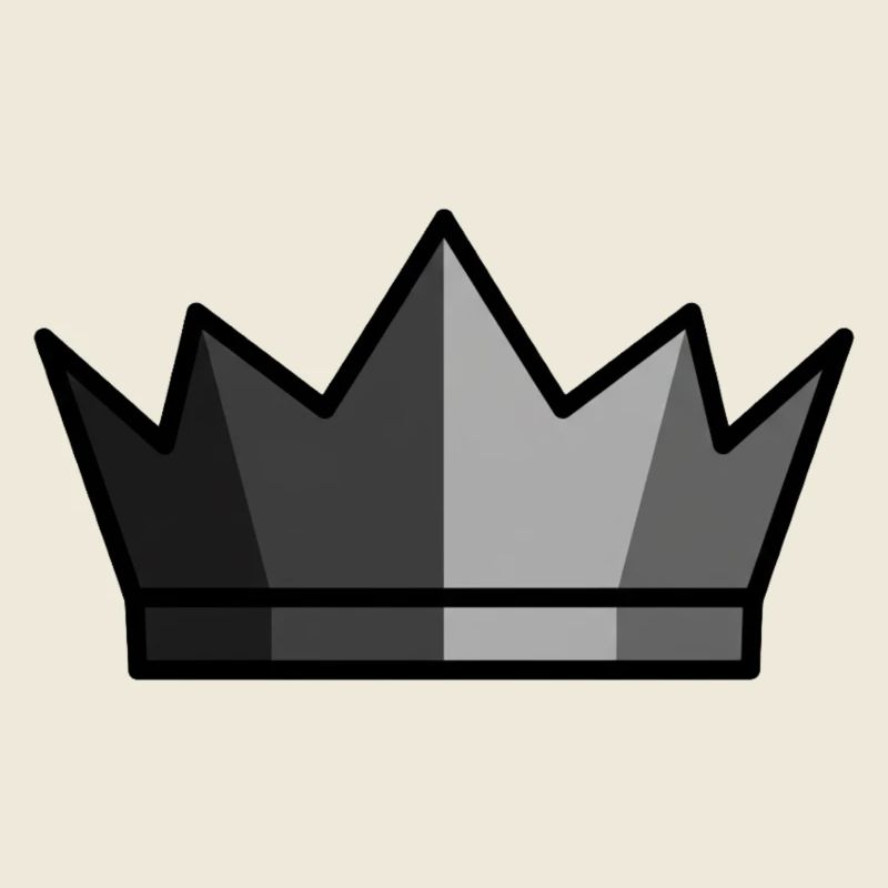Schwarze Krone King Gaming Logo