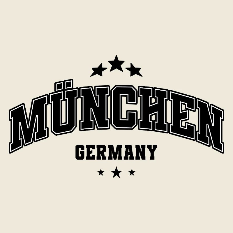 Muenchen Bogen Schriftzug Logo