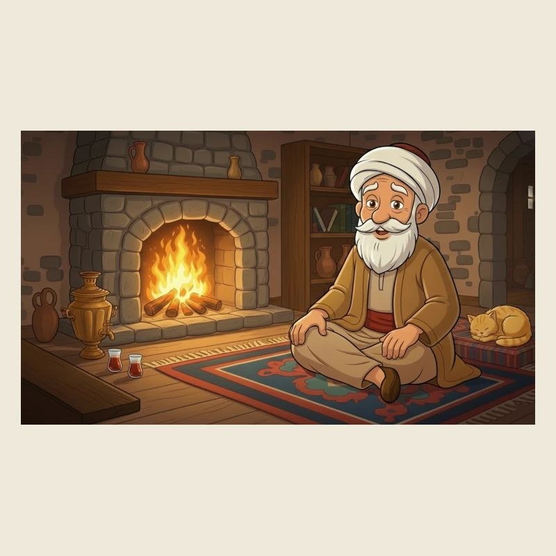 Paix intérieure et pleine conscience : Conception près de la cheminée