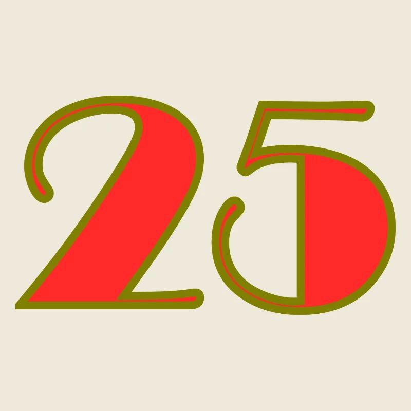 25. 25 ANS. 25e ANNIVERSAIRE. ANNIVERSAIRE 25 ANS.