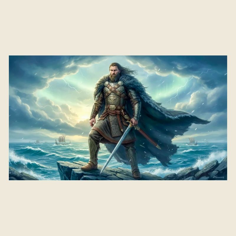 Beowulf Faces the Destiny Awaiting Him nordic saga