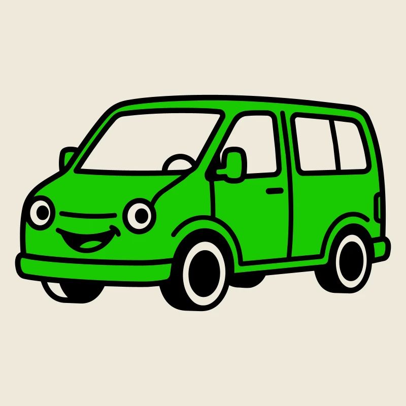 van cartoon