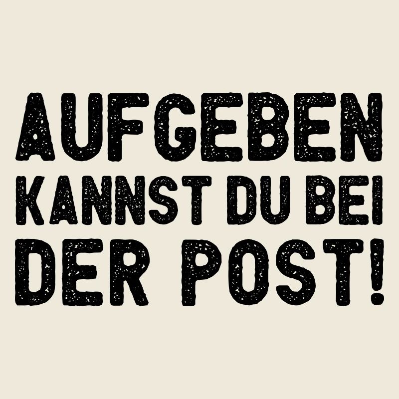 Vous pouvez abandonner à la poste