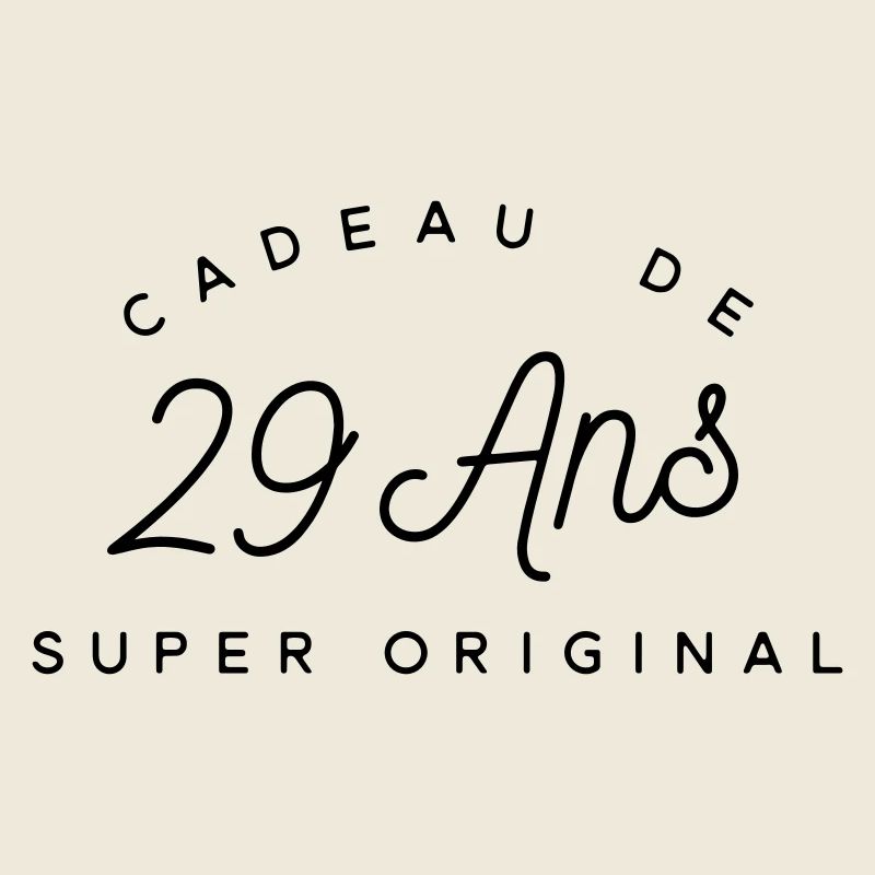 Cadeau 29 ans