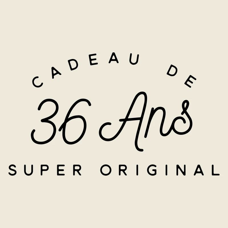 Cadeau 36 ans