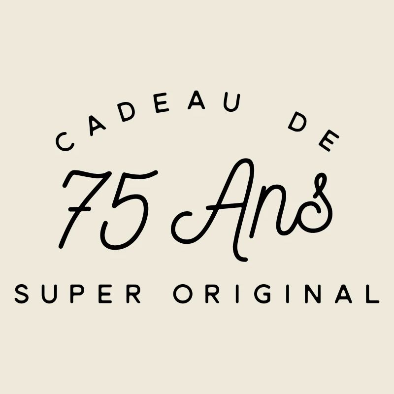 Cadeau 75 ans 