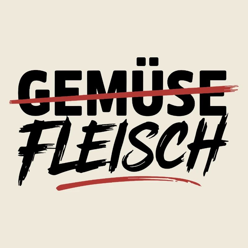  Gemüse Durchgestrichen Fleisch Unterstrichen