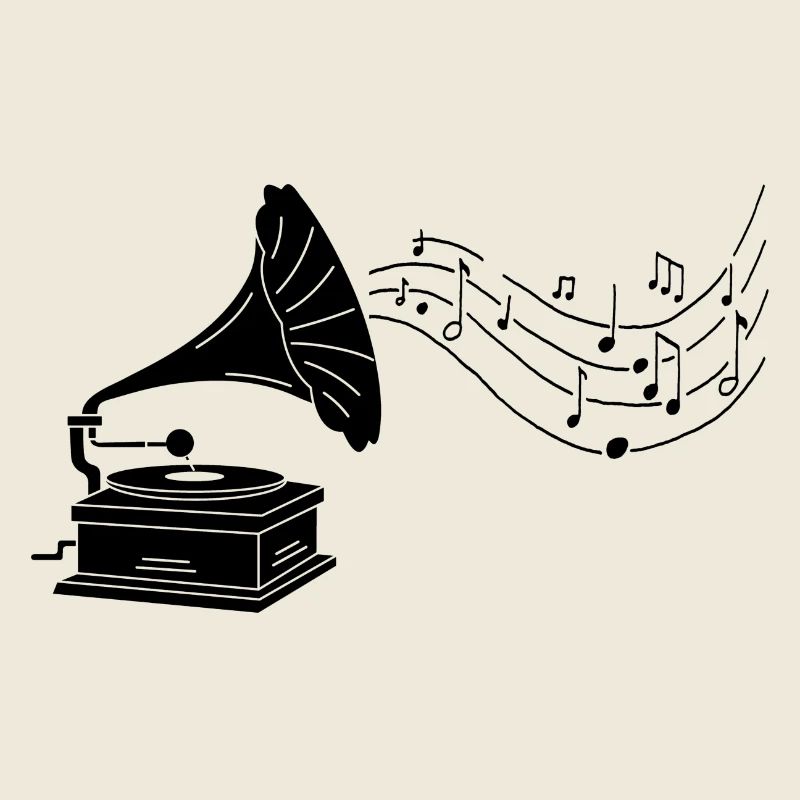 gramophone noir et musique
