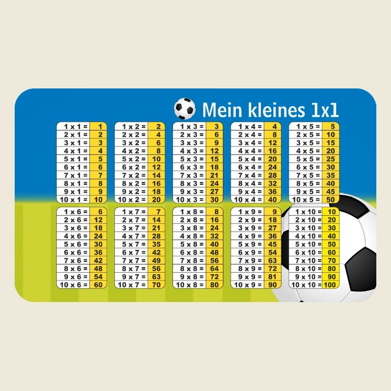 Soccer Small 1x1 - Blue Green | Customisable