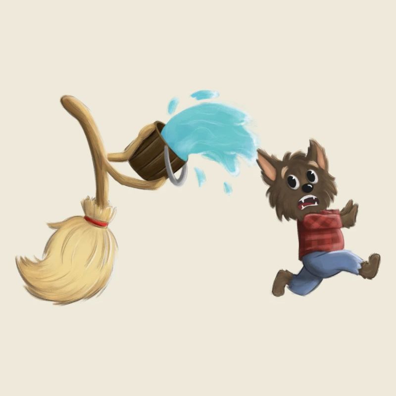 The sorcerer's apprentice as werewolf