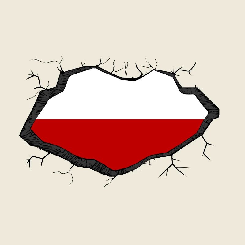 Polnische Flagge