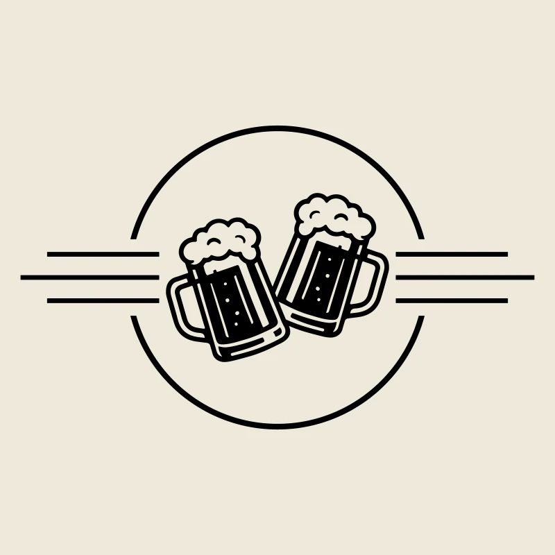 Bier Anstoßen Bierkrug