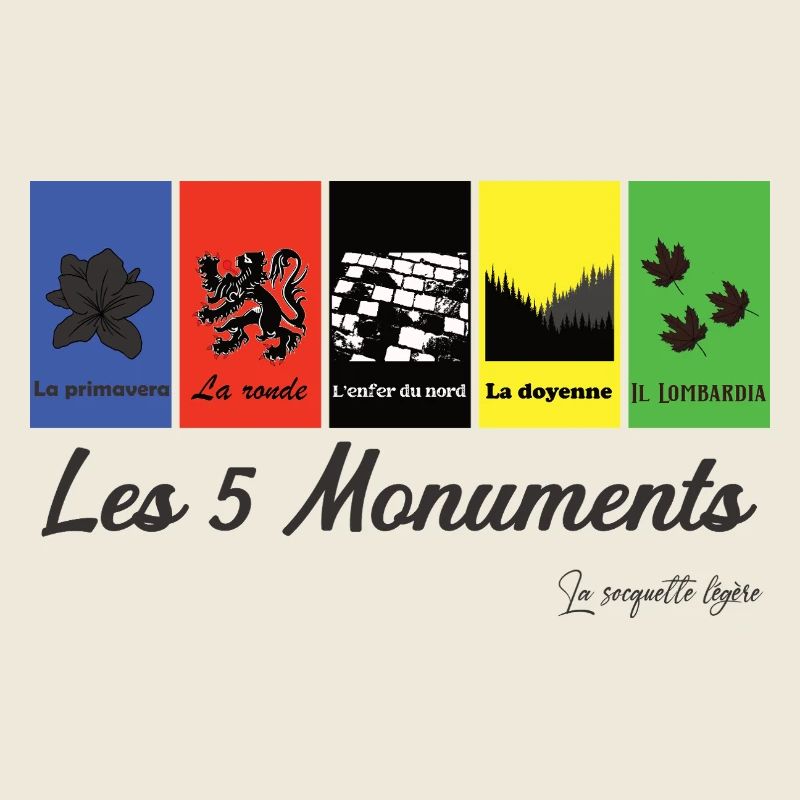 Les 5 monuments cycliste