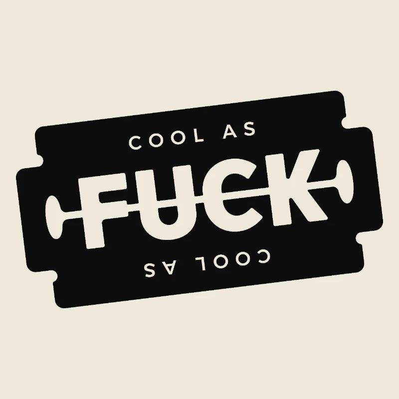Lame de rasage cool comme un F