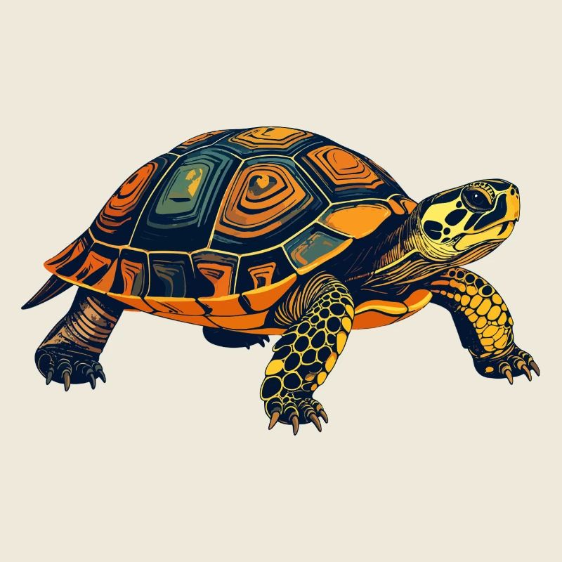 Turtle Portrait Motif