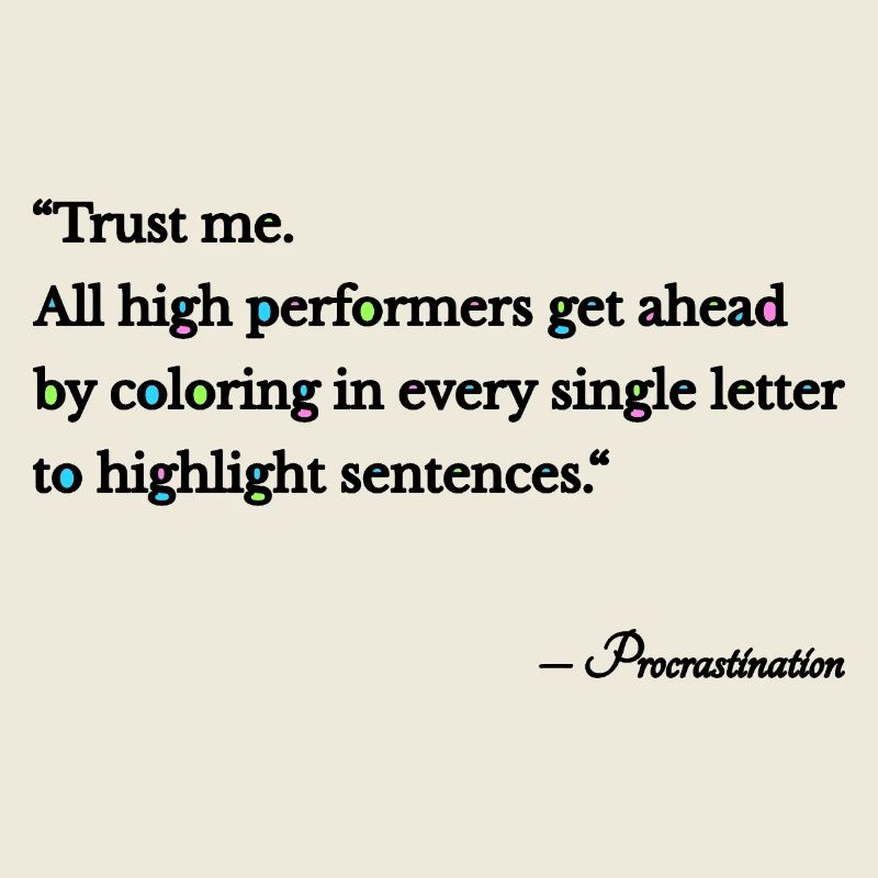 Procrastination