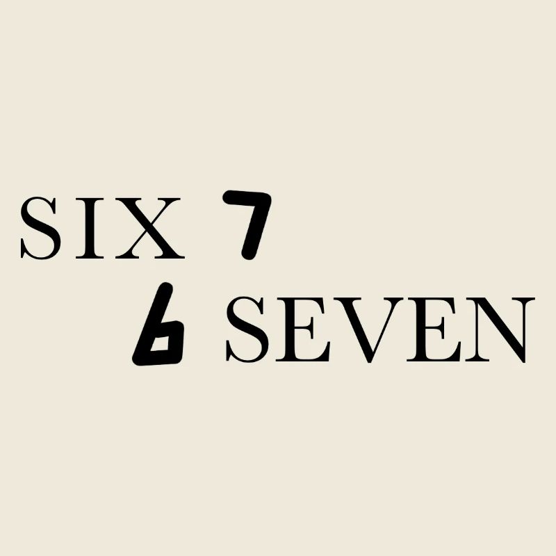 Six Seven 67 Meme Sechs Sieben