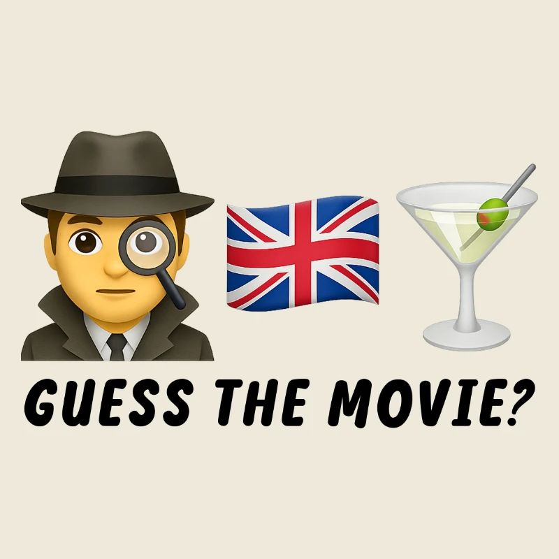 Détective et drapeau britannique avec cocktail