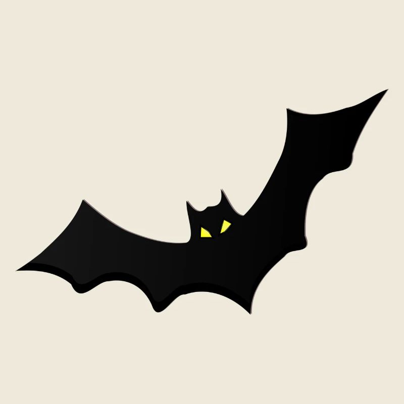 Nachtfledermaus mit gelben Augen