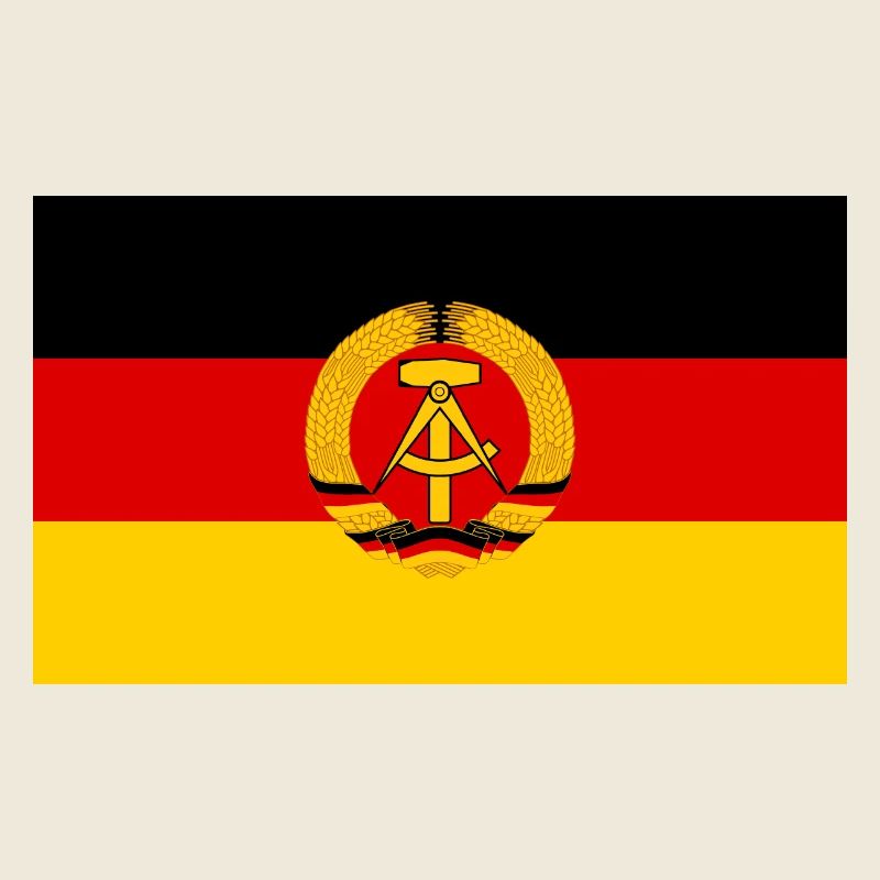 Fahne Aufkleber DDR sticker flag GDR sticker