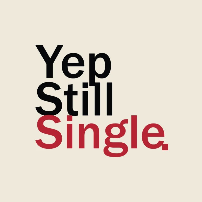 Minimalist Single Life Illustration