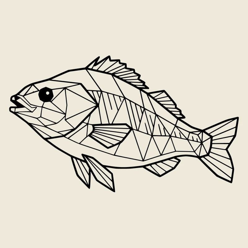 Perchoir géométrique Low Poly