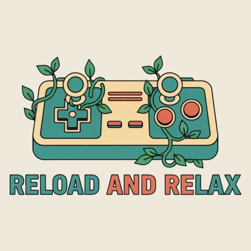 Manette de jeu rétro Reload and Relax