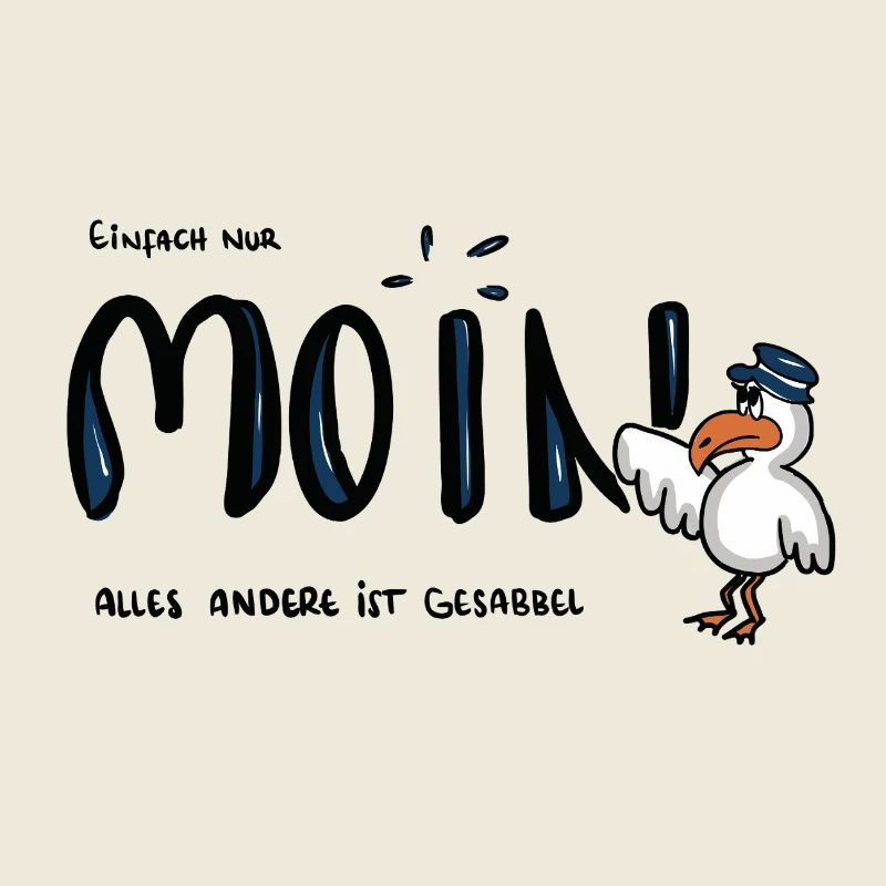 Moin Küstenseemöwe im Sailor-Style