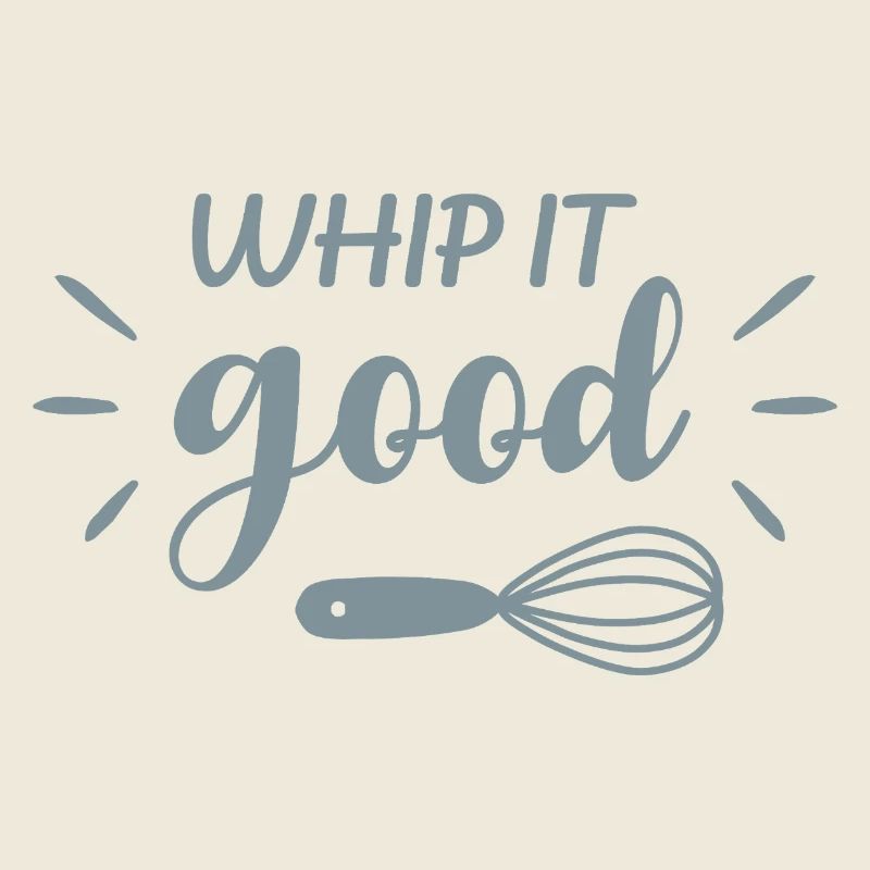 Whip It Good Funny Baking Quote Retro Design
