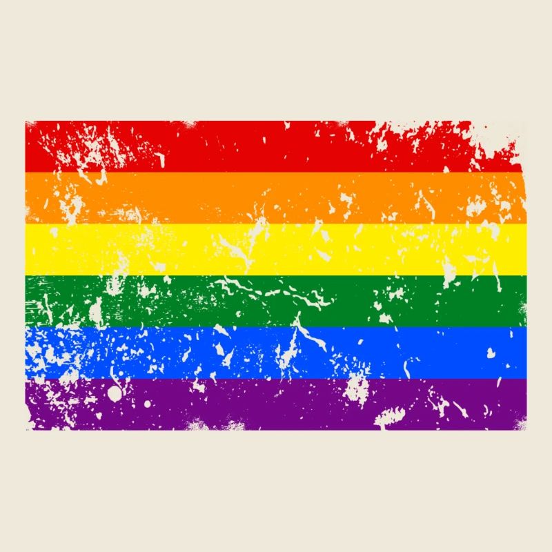 Effet vintage drapeau lgbt