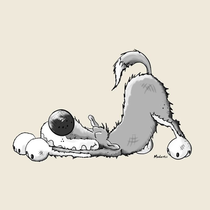 Bonne loup gris