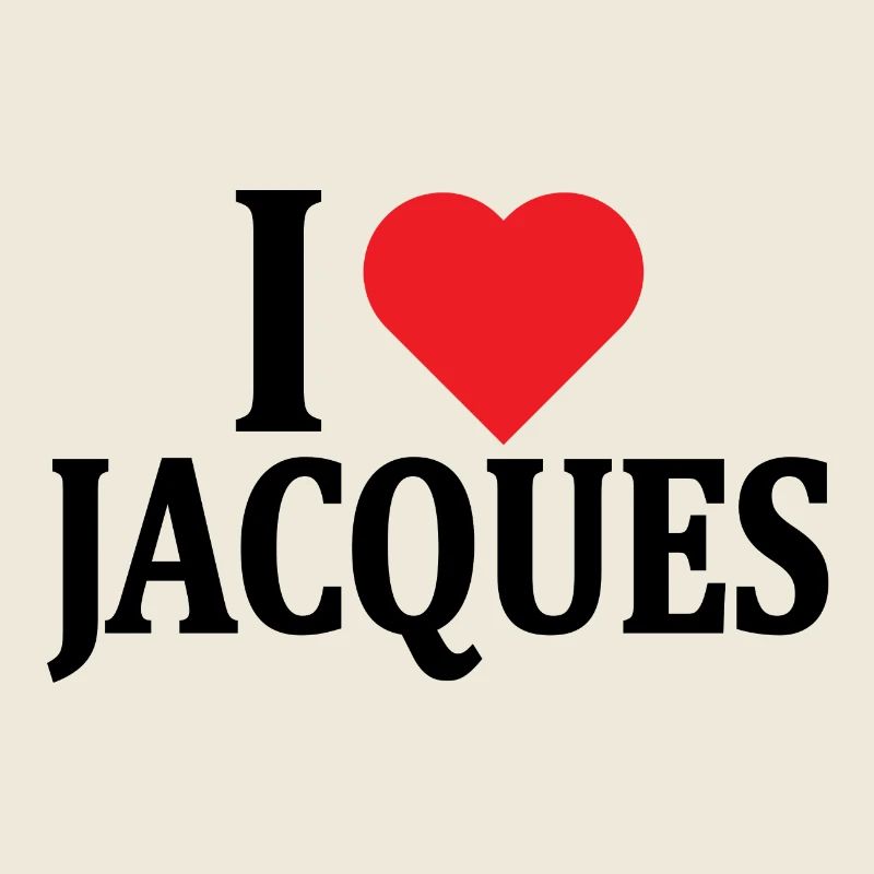t-shirt I love Jacques t-shirt gift idea