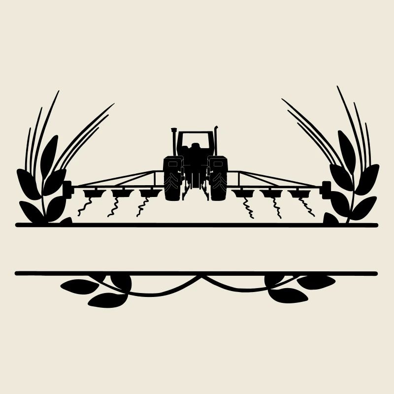 Farm farming tractor grain growing