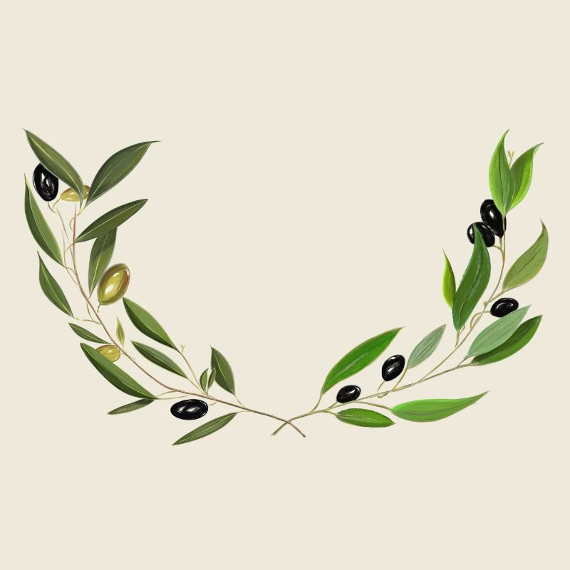 Branches d'olivier Marseille handmade