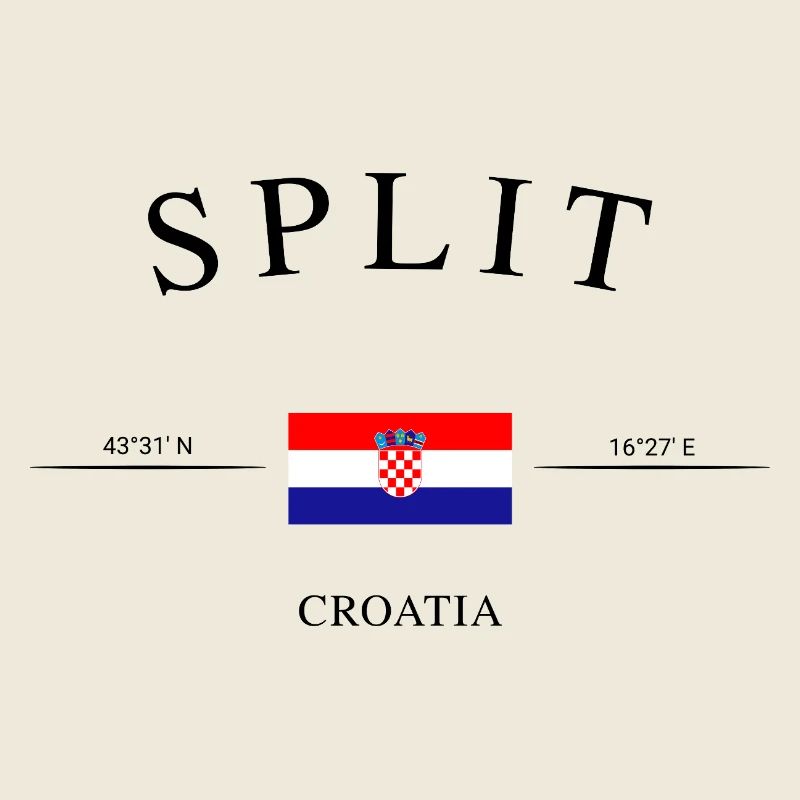 Split Kroatien – Urlaub Souvenir & Geschenk