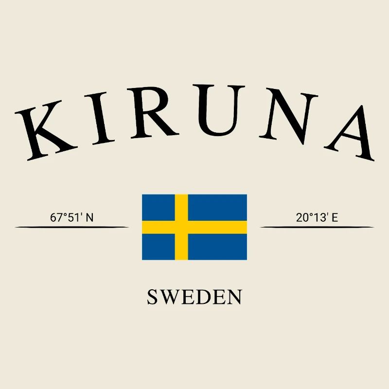 Kiruna Schweden – Urlaub Souvenir & Geschenk