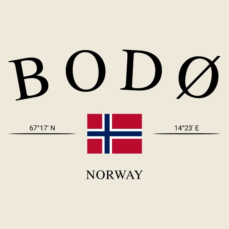 Bodø Norvège – Souvenir et cadeau de vacances