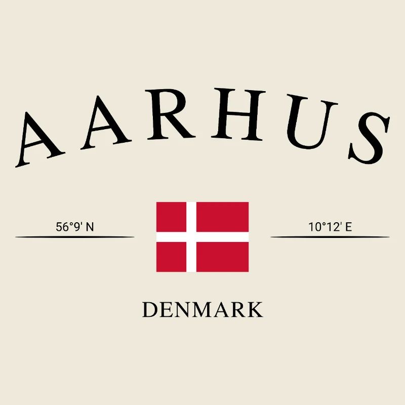 Aarhus, Danemark – Souvenir et cadeau de Noël