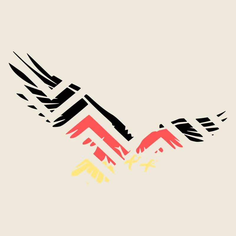 Abstract Eagle Germany Fan