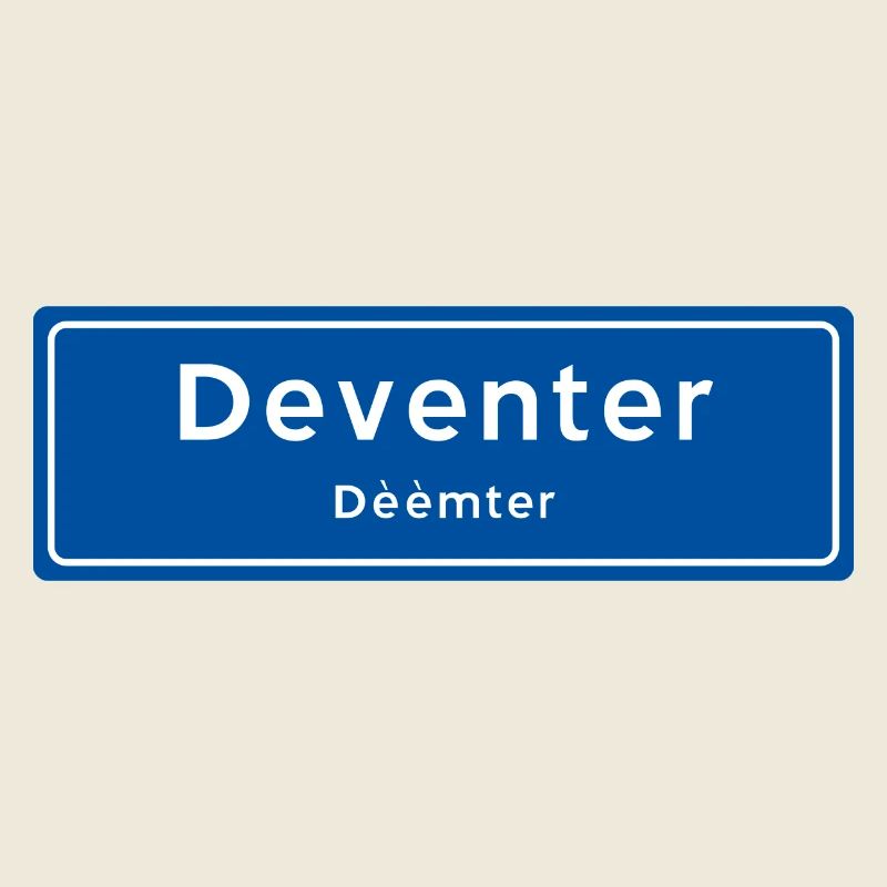 Deventer Ortsnamensschild