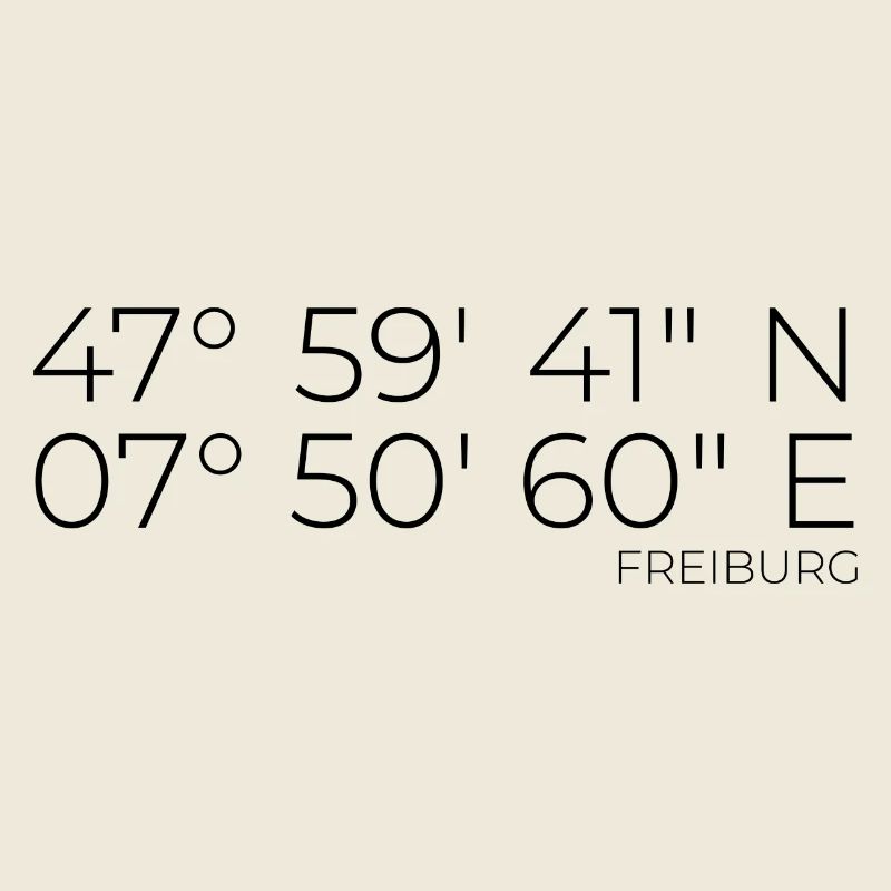 coordinates Freiburg im Breisgau